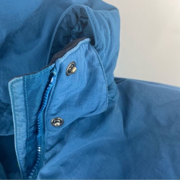 LL Bean Jacket Women Small Blue Parka Winter Attach Hood Outdoor Thinsulate Coat - Picture 4 of 9
